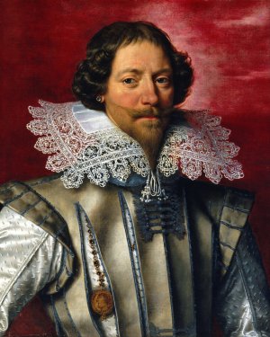 Portrait of a man by Frans Pourbus The Younger Oil Painting
