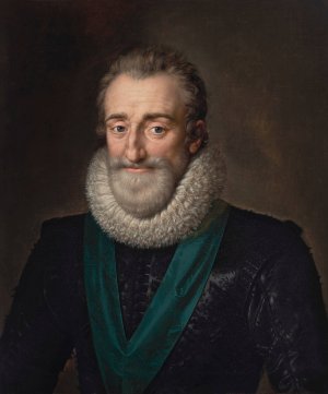 Portrait of Henry IV of France by Frans Pourbus The Younger Oil Painting