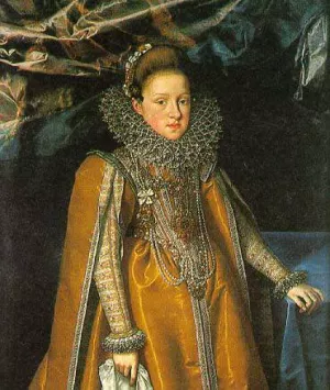 Portrait of Maria Magdalena of Austria painting by Frans Pourbus The Younger