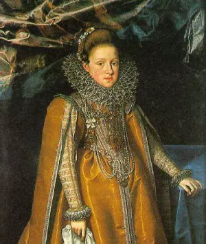 Portrait of Maria Magdalena of Austria Oil painting by Frans Pourbus The Younger