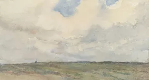 Duinlandschap bij storm by Frans Smissaert Oil Painting