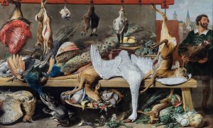 Game Market by Frans Snyders Oil Painting