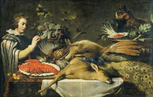 Pantry Scene with a Page by Frans Snyders Oil Painting