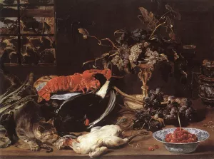 Still-life with Crab and Fruit Oil painting by Frans Snyders
