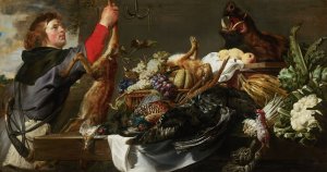 Still Life with Huntsman by Frans Snyders Oil Painting