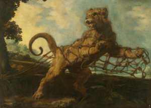 The Lion And The Mouse by Frans Snyders Oil Painting