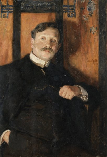 Main Product Photo of Portrait of art critic Sander Pierron  Painting by Frans Van Holder