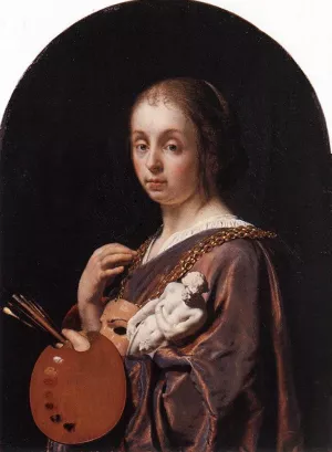 Pictura an Allegory of Painting painting by Frans Van Mieris The Elder