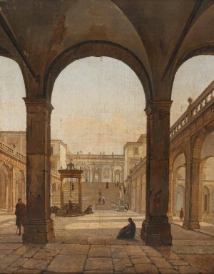 Monte Cassino by Frans Vervloet Oil Painting
