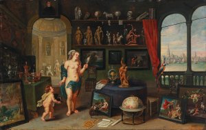Allegory Of Sight by Frans Wouters Oil Painting