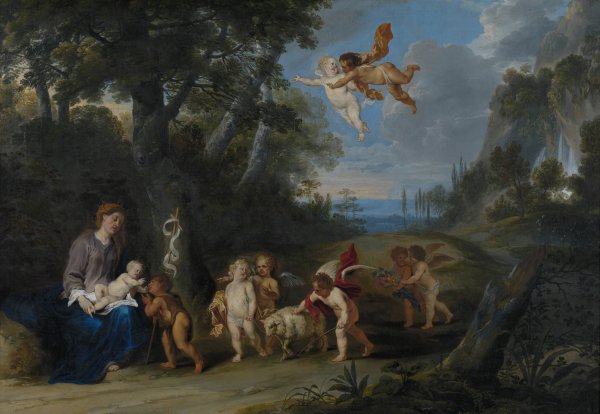 Main Product Photo of The Sacrifice to the Christ Child Painting by Frans Wouters