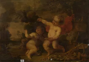 Vanitas by Frans Wouters Oil Painting