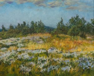 A Little Bit of Heather by Frantisek Kavan Oil Painting