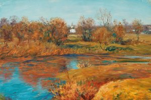 Early Spring by Frantisek Kavan Oil Painting