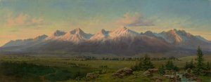 Vysoke Tatry by Frantisek Klimkovic Oil Painting