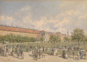 Heldenplatz by Franz Alt Oil Painting