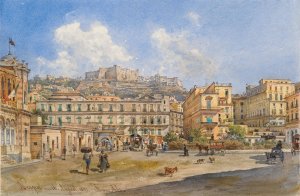 Neapel by Franz Alt Oil Painting