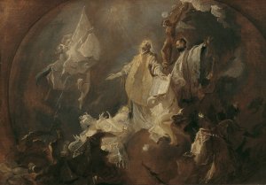 Allegorie auf die Weltmission des Jesuitenordens by Franz Anton Maulbertsch Oil Painting