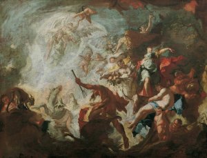 Allegorie des Goldenen Zeitalters by Franz Anton Maulbertsch Oil Painting