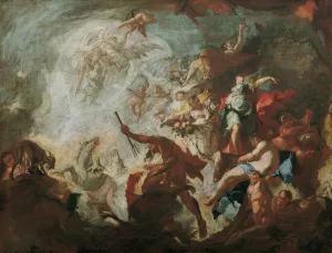 Allegorie des Goldenen Zeitalters by Franz Anton Maulbertsch Oil Painting