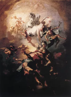 Allegory of the Alba Oil painting by Franz Anton Maulbertsch