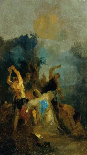 Die Steinigung des heiligen Stephanus by Franz Anton Maulbertsch Oil Painting