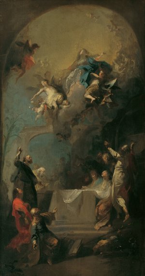 Himmelfahrt Mariens by Franz Anton Maulbertsch Oil Painting