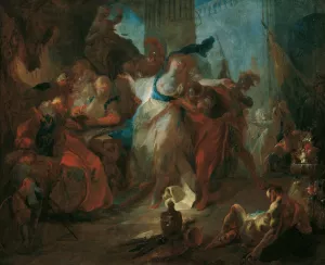 Susanna vor den Richtern by Franz Anton Maulbertsch Oil Painting