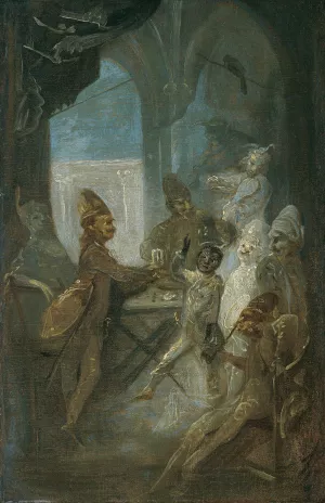 Theaterszene by Franz Anton Maulbertsch Oil Painting