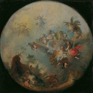 Triumph der Aurora by Franz Anton Maulbertsch Oil Painting