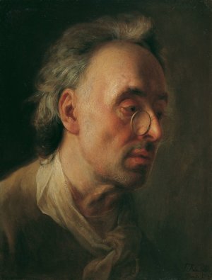 Bildnis Des Vaters Des Kunstlers by Franz Anton Palko Oil Painting