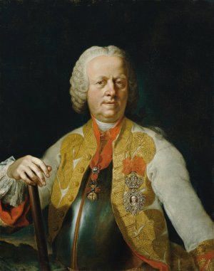 Feldmarschall Karl Josef Furst Batthyany by Franz Anton Palko Oil Painting