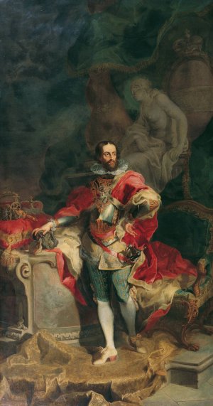Kaiser Ferdinand I. by Franz Anton Palko Oil Painting