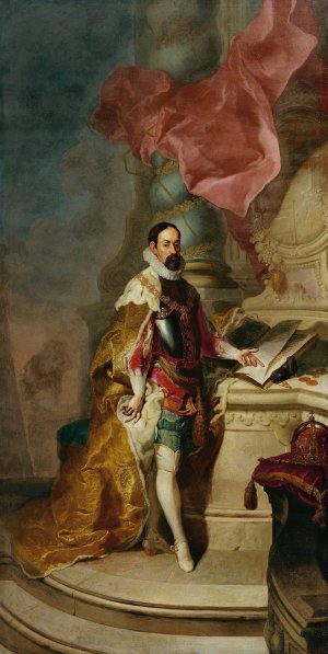 Kaiser Maximilian II. by Franz Anton Palko Oil Painting