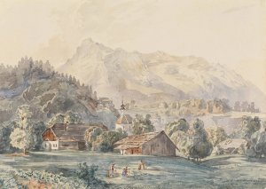 Gnigl by Franz Barbarini Oil Painting