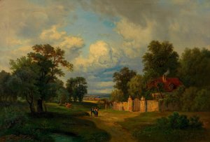 Partie bei Neunkirchen by Franz Barbarini Oil Painting