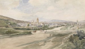 Perchtoldsdorf by Franz Barbarini Oil Painting