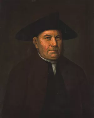 Portrait Of A Man, Thorvaldsen's Father Oil painting by Franz Conrad Lohr