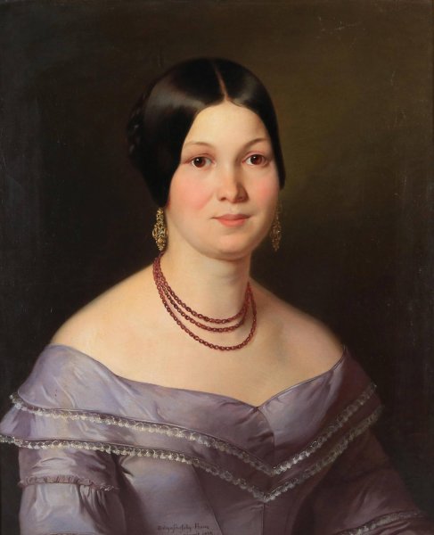 Portrait  by Franz Dobiaschofsky - Hand-Painted Oil Painting Reproduction