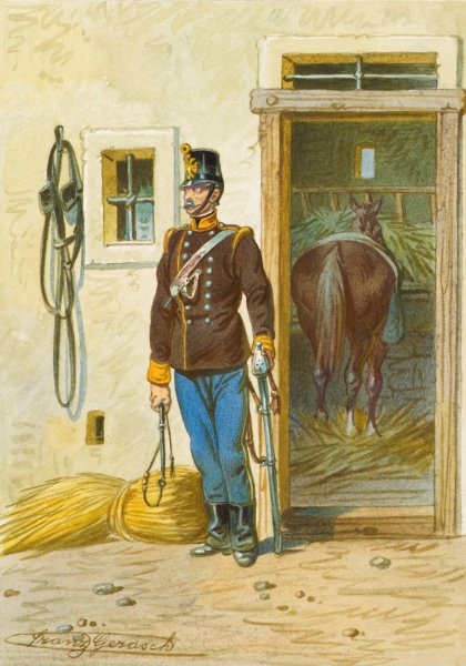 Main Product Photo of Soldat 13 Painting by Franz Gerasch