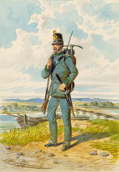 Main Product Photo of Soldat 8 Painting by Franz Gerasch