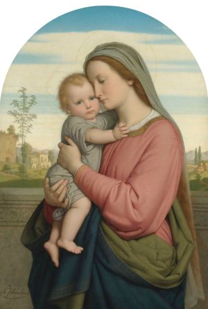 Mater Christi by Franz Ittenbach Oil Painting