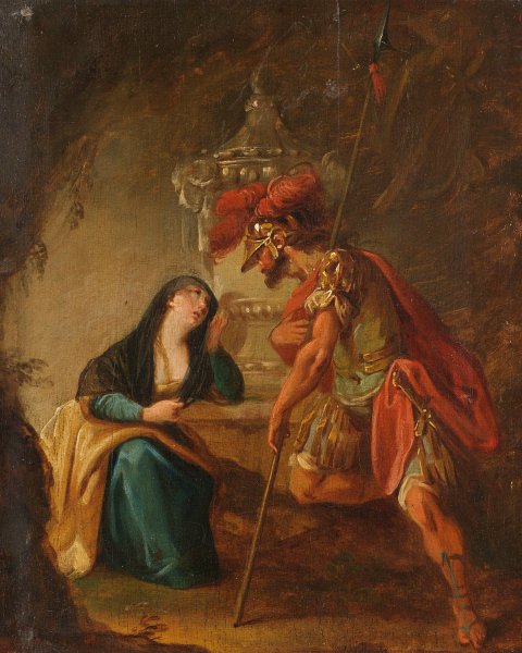 Main Product Photo of Flavianus und seine Frau Dafrosa Painting by Franz Joseph Spiegler