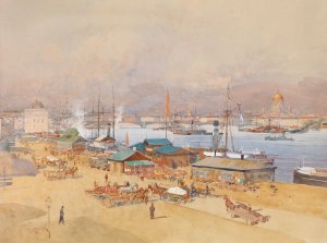 St Petersburg by Franz Kopallik Oil Painting