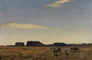 Sylter Landschaft Oil painting by Franz Korwan