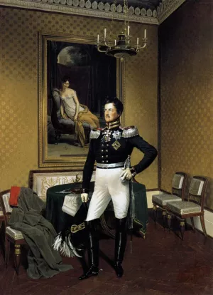 Prince Augustus of Prussia by Franz Krueger - Oil Painting Reproduction