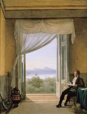 Schinkel in Naples Oil painting by Franz Ludwig Catel