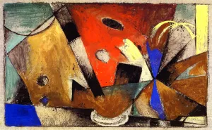 Abstract Composition by Franz Marc - Oil Painting Reproduction