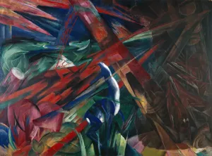 Animal Destinies by Franz Marc Oil Painting