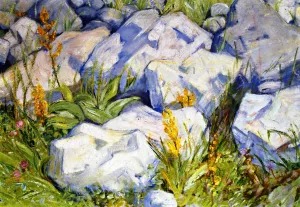 Little Study of Stones Oil painting by Franz Marc